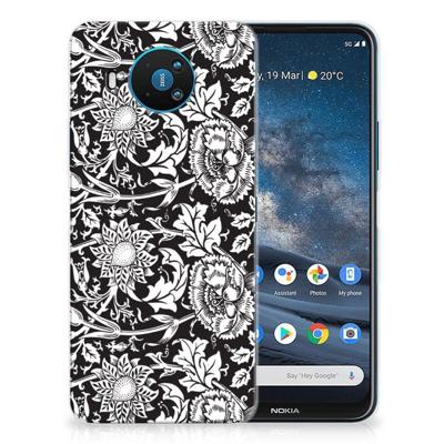 Nokia 8.3 | TPU Case | Black Flowers Nokia 8.3 | TPU Case | Black Flowers