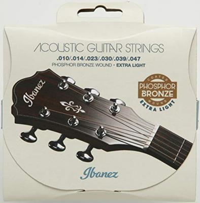 Ibanez IACSP61C snaren westerngitaar phosphor bronze extra light 10-47
