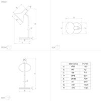 Stars of Light Zwarte tafellampMorescana - 390221 - thumbnail