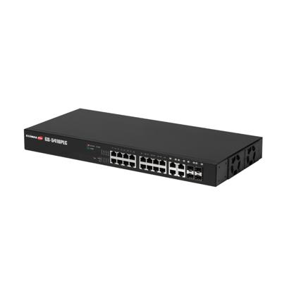Edimax GS-5416PLC netwerk-switch Managed Gigabit Ethernet (10/100/1000) Zwart 1U Power over Ethernet (PoE) Edimax GS-5416PLC netwerk-switch Managed Gigabit Ethernet (10/100/1000) Zwart 1U Power over Ethernet (PoE)