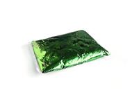 TCM FX Metallic Confetti rectangular 55x18mm, green, 1kg - thumbnail