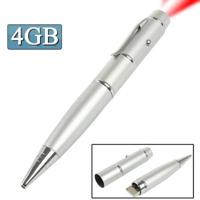 3 in 1 Laser Pen stijl USB schicht schijf zilver (4GB) - thumbnail