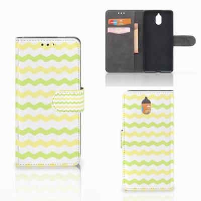 Nokia 3.1 (2018) | Telefoon Hoesje | Waves Yellow Nokia 3.1 (2018) | Telefoon Hoesje | Waves Yellow