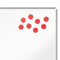 Nobo magneten, 20 mm, rood, blister van 8 stuks - thumbnail