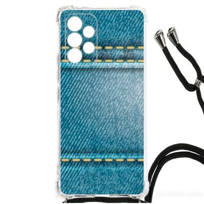 Samsung Galaxy A53 Anti Shock Bumper Case Jeans Samsung Galaxy A53 Anti Shock Bumper Case Jeans