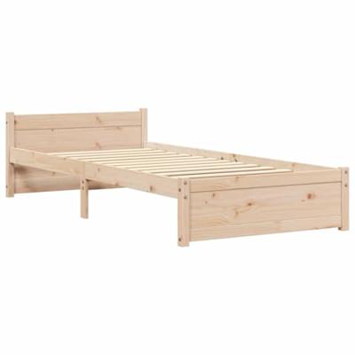 Bedframe massief hout 90x200 cm Bedframe massief hout 90x200 cm