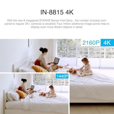 INSTAR IN-8815 4K POE/WLAN schwarz 18005 IP Bewakingscamera