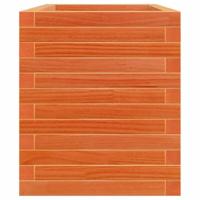 Plantenbak 70x40x46 cm massief grenenhout wasbruin - thumbnail