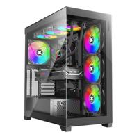 Xilence Gleam Midi-tower PC-behuizing Zwart Zijvenster - thumbnail