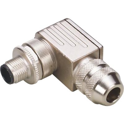 ifm Electronic E12287 Sensor/actuator connector, niet geassembleerd Aantal polen (sensoren): 4 Stekker, haaks 1 stuk(s)