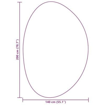 Tapijt HUARTE Zand 140 x 200 cm Polyester