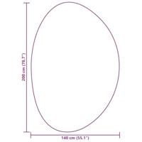 Tapijt HUARTE Zand 140 x 200 cm Polyester - thumbnail