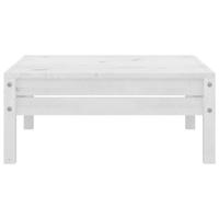 7-delige Loungeset massief grenenhout wit - thumbnail