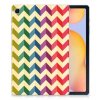 Samsung Galaxy Tab S6 Lite | S6 Lite (2022) Hippe Hoes Zigzag Multi Color - thumbnail