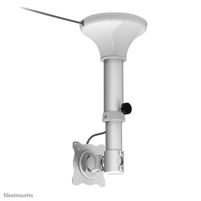 Neomounts FPMA-C025SILVER TV-plafondbeugel In hoogte verstelbaar 25,4 cm (10) - 76,2 cm (30) Kantelbaar en zwenkbaar, Roteerbaar Neomounts FPMA-C025SILVER TV-plafondbeugel In hoogte verstelbaar 25,4 cm (10) - 76,2 cm (30) Kantelbaar en zwenkbaar, Roteerbaar