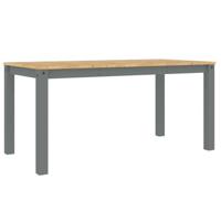 Eettafel Panama 160x80x75 cm massief grenenhout grijs - thumbnail
