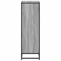 Boekenkast 60x35x107,5 cm bewerkt hout grijs sonoma eikenkleur - thumbnail