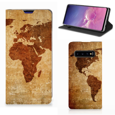 Samsung Galaxy S10 | Book Cover | Wereldkaart