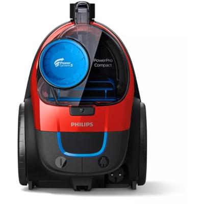 Philips FC9330/09 PowerPro Compact Stofzuiger Zonder Zak 900W Zwart/Rood