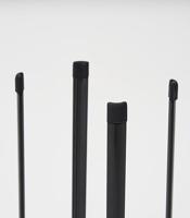 YAMAZAKI - Tower - Droogrek voor drinkflessen zwart - thumbnail