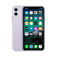 Refurbished Apple iPhone 11 64GB Paars - thumbnail