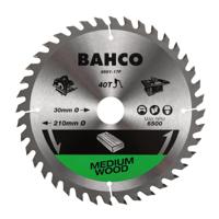 Bahco Cirkelzaagblad | hardmetaal tanden | voor draagbare machines | fijne vertanding | voor hout | 60 TPI | 30 mm x 190 mm - 8501-190-30-60XF - thumbnail