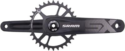 SRAM crankstel "sx eagle" crankset sx eagle dub 32t 165mm