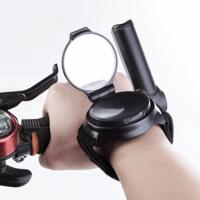 Fiets 360 graden terug spiegel Arm pols riem achteruitkijkspiegel - thumbnail