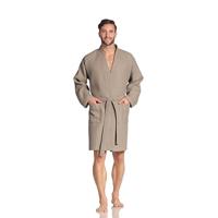 Vossen Vossen Unisex badjas ROM Pique-U pepplestone XL - thumbnail