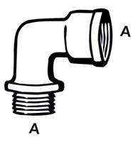 Cornat Messing/Ch Knie Mv 3/8 - TEC386100 - thumbnail