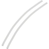 TRU COMPONENTS TC-KG008203 Stootrand Transparant (l x b x h) 10 m x 3.3 mm x 3.7 mm 10 m - thumbnail