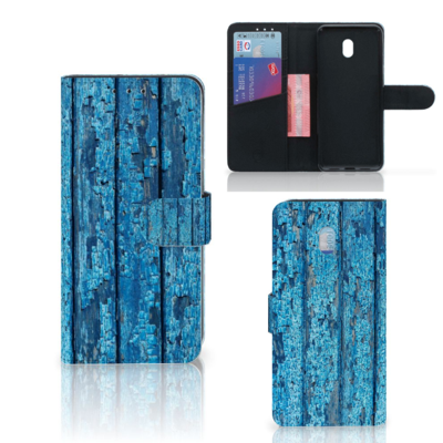 Xiaomi Redmi 8A | Book Style Case | Wood Blue