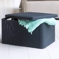 Curver style opbergmand 30l antraciet - thumbnail
