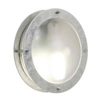 Buitenlamp rond gegalvaniseerd led &apos;Malte&apos; e27 fitting 24 cm - thumbnail
