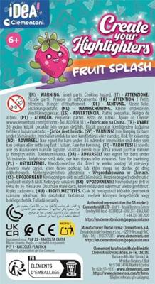 CLEMENTONI - Creëer je eigen fluorescerende kleuren - Fruit
