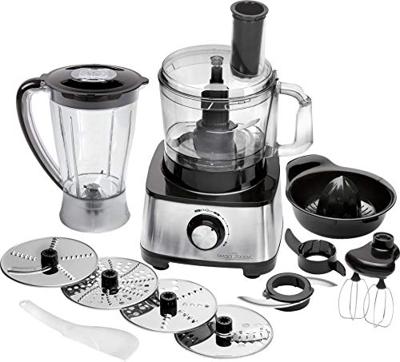 Profi Cook PC-KM 1063 Foodprocessor 1200 W Zwart, Zilver