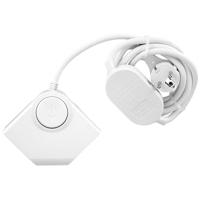 REV 0015400103 Stekkerdoos met schakelaar 2-voudig Wit Platte stekker 1 stuk(s) - thumbnail