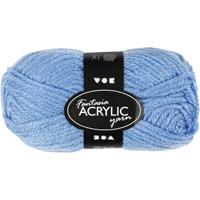 Creativ Company Acrylgaren, blauw, 50gr, 80m - thumbnail