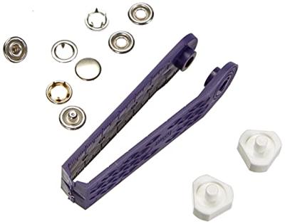 Naaivrijdrukknoop jersey gladde kap 10mm