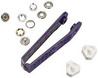 Naaivrijdrukknoop jersey gladde kap 10mm - thumbnail