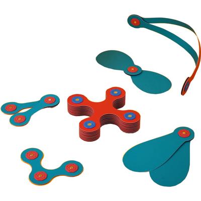 Magnetische constructieset - GIPSY TOYS - Itsy CLIXO - 18 stuks - Veelkleurig - Vanaf 4 jaar