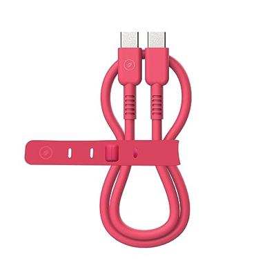 Kabel USB-C naar USB-C Muvit for Change Magenta 0,2 m