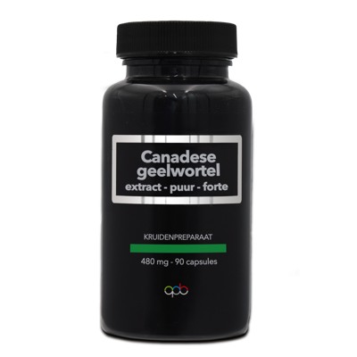 APB Holland Canadese geelwortel extract puur forte 480mg 90 Vegetarische capsules