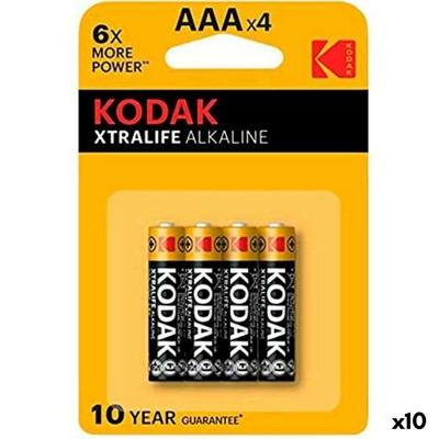 Batterijen Kodak Xtralife LR03 AAA 4 Onderdelen (10 Stuks) Batterijen Kodak Xtralife LR03 AAA 4 Onderdelen (10 Stuks)