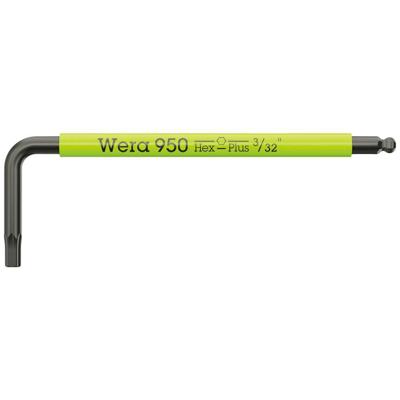 Wera 950 SPKS Stiftsleutel Multicolour, Imperial, BlackLaser, 3/32" x 56 mm - 05022652001