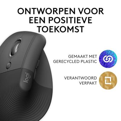 Logitech Lift left verticale muis grijs - thumbnail