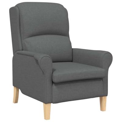 Fauteuil Donkergrijs 76 x 94 x 102 cm Stof