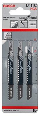 Bosch Accessoires Decoupeerzaagblad U 111 C Basic for Wood 3st - 2608630566 - thumbnail
