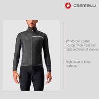 Castelli Squadra stretch fietsjack zwart heren S - thumbnail