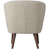 WOOOD Fauteuil 'Sara' Teddy, kleur Off White - thumbnail